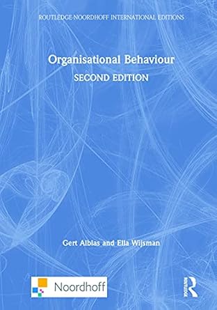 organisational behaviour 1st edition gert alblas ,ella wijsman 1032048077, 978-1032048079