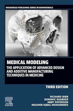 medical modeling the application of advanced design and additive manufacturing techniques in medicine 1st