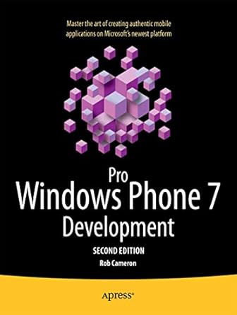 pro windows phone app development 1st edition rob cameron 1430239360, 978-1430239369