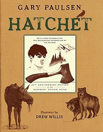 hatchet 20th 1st edition gary paulsen ,drew willis 1416925082, 978-1416925088