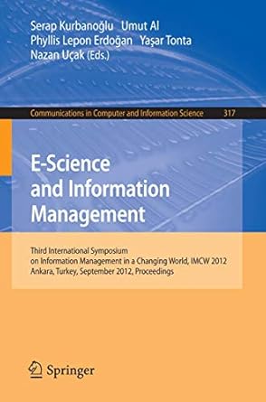e science and information management third international symposium on information management in a changing