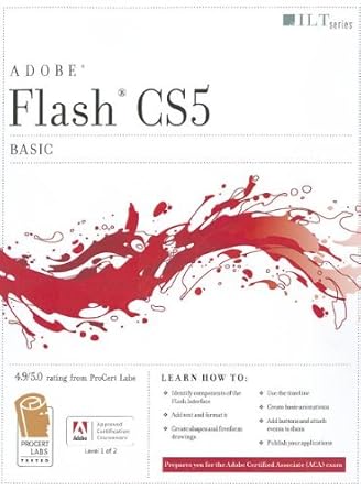 flash cs5 professional basic   + certblaster + data 1st edition axzo press 142602083x, 978-1426020834