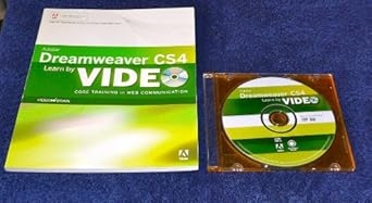 learn adobe dreamweaver cs4 by video core training for web communication 1st edition video2brain 0321635019,