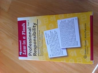 emanuel law in a flash professional responsibility 1st edition steven emanuel ,lazar emanuel ,james e