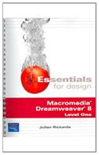 essentials for design dreamweaver 8 level one 1st edition julian rickards 0132385341, 978-0132385343