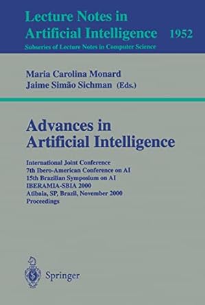 advances in artificial intelligence international joint conference 7th ibero american conference on ai 15th