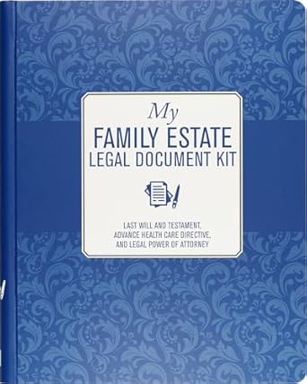 my family estate legal document kit 1st edition peter pauper press 1441334076, 978-1441334077