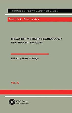 mega bit memory technology from mega bit to giga bit 1st edition hiroyuki tango 113841395x, 978-1138413955