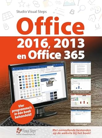 office 2016 2013 en office 365 1st edition studio visual steps 9059054458, 978-9059054455
