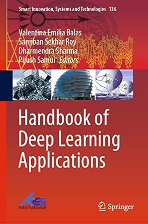 handbook of deep learning applications 1st edition balas 3030114783, 978-3030114787