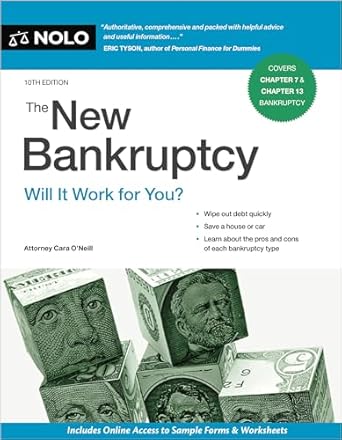 new bankruptcy the will it work for you 1st edition cara o'neill attorney 1413331114, 978-1413331110