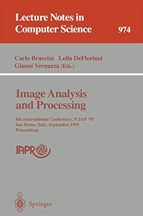 image analysis and processing 8th international conference iciap 95 san remo italy september 13 15 1995