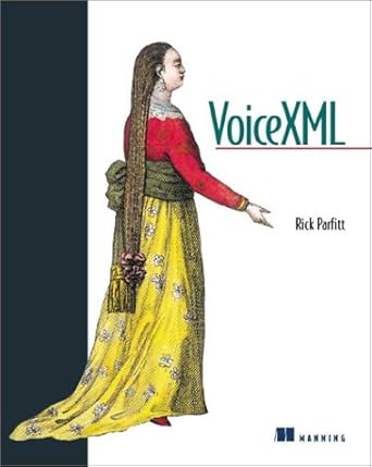 voicexml 1st edition rick parfitt 1930110146, 978-1930110144