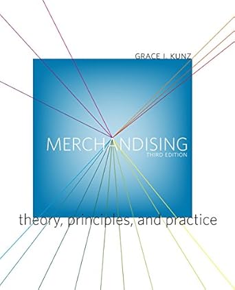merchandising theory principles and practice 1st edition grace i kunz 1563678268, 978-1563678264