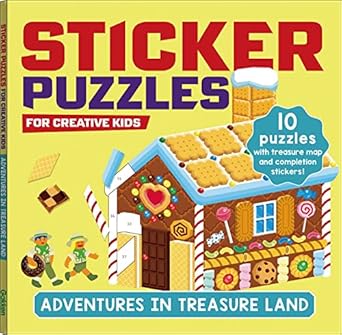 sticker puzzles adventures in treasureland for creative kids 1st edition gakken early childhood experts