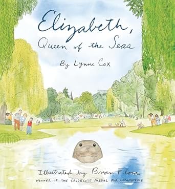 elizabeth queen of the seas 1st edition lynne cox ,brian floca 0593813502, 978-0593813508