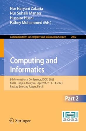 computing and informatics 9th international conference icoci 2023 kuala lumpur malaysia september 13 14 2023