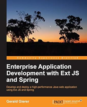 enterprise application development with ext js and spring 1st edition gerald gierer 1783285451, 978-1783285457