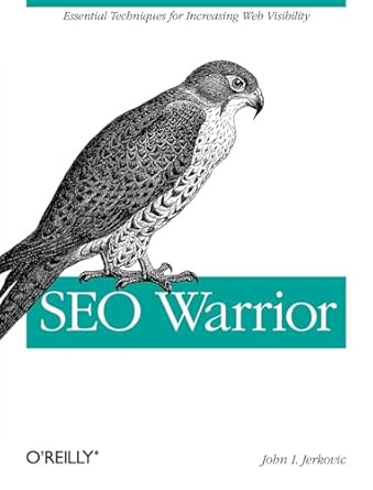seo warrior 1st edition john i jerkovic 059615707x, 978-0596157074