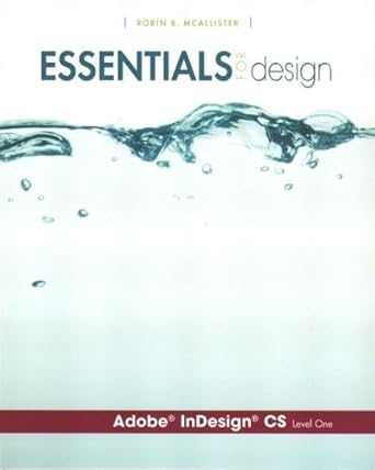 adobe indesign cs level one 1st edition robin b mcallister 0131466437, 978-0131466432