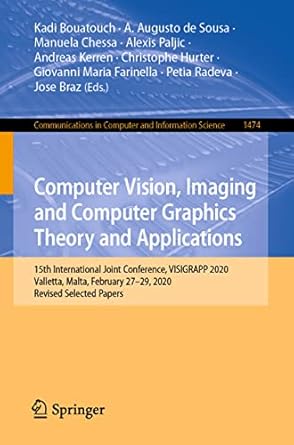 computer vision imaging and computer graphics theory and applications 15th international joint conference