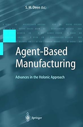 agent based manufacturing 1st edition s m deen 3540440690, 978-3540440697