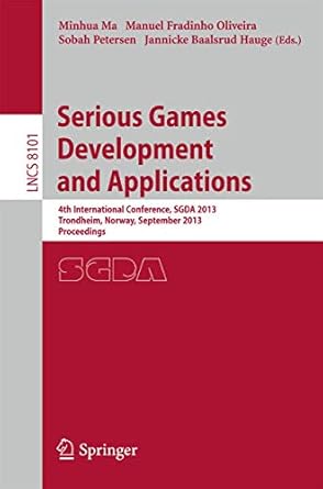 serious games development and applications 4th international conference sgda 2013 trondheim norway september