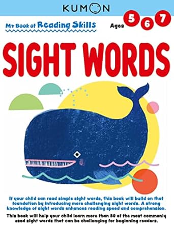 kumon my book of reading skills sight words 1st edition kumon publishing ,aram kim ,tina finn ,jake mcdonald