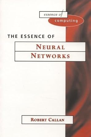 the essence of neural networks 1st edition robert callan 013908732x, 978-0139087325