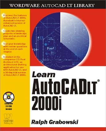learn autocad lt 2001 1st edition ralph grabowski 1556228082, 978-1556228087