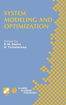 system modeling and optimization xx ifip tc7 20th conference on system modeling and optimization july 23 27