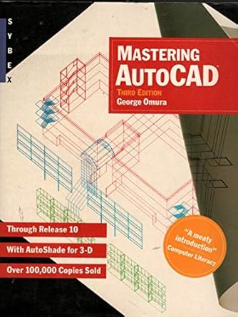 mastering autocad 1st edition george omura 0895885743, 978-0895885746