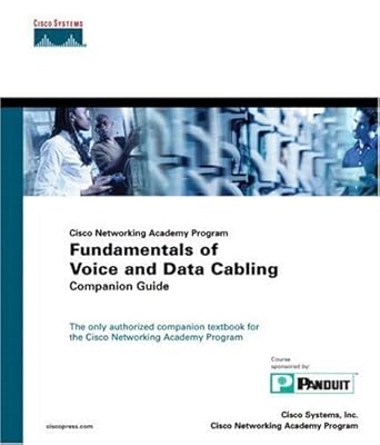 cisco networking academy program fundamentals of voice and data cabling companion guide 1st edition cisco
