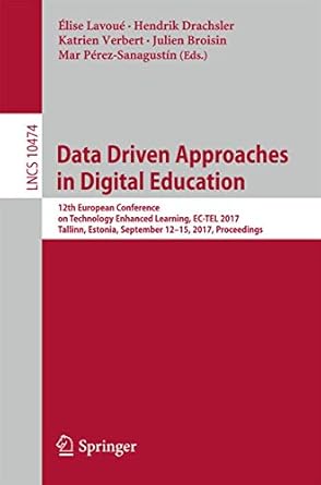 data driven approaches in digital education 12th european conference on technology enhanced learning ec tel