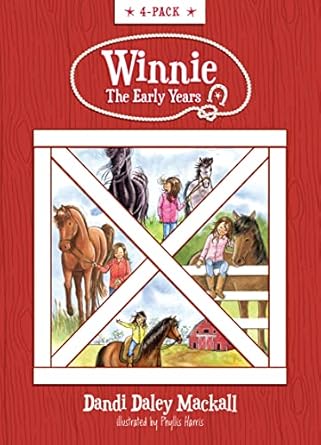 winnie the early years 4 pack horse gentler in training / a horses best friend / lucky for winnie / homesick