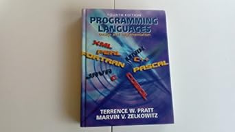 programming languages design and implementation 1st edition terrence w pratt ,marvin v zelkowitz 0130276782,