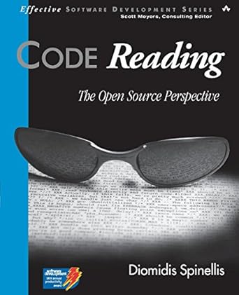 code reading the open source perspective 1st edition ross venables ,diomidis spinellis ,john fuller