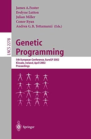 genetic programming 5th european conference eurogp 2002 kinsale ireland april 3 5 2002 proceedings 1st
