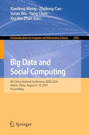 big data and social computing 9th china national conference bdsc 2024 harbin china august 8 10 2024