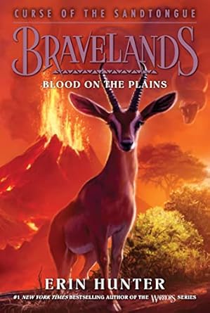 bravelands curse of the sandtongue #3 blood on the plains 1st edition erin hunter 0062966944, 978-0062966940