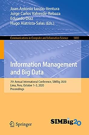 information management and big data 7th annual international conference simbig 2020 lima peru october 1 3