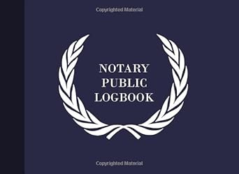 notary public logbook official notary journal public notary records book notarial acts events log notary