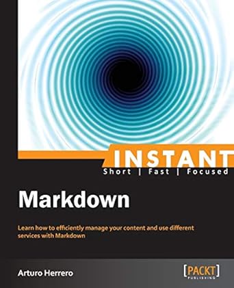 instant markdown 1st edition arturo herrero 1783559144, 978-1783559145