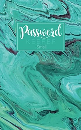 small password keeper usernames internet websites and passwords and logbook notebook computer website 1st
