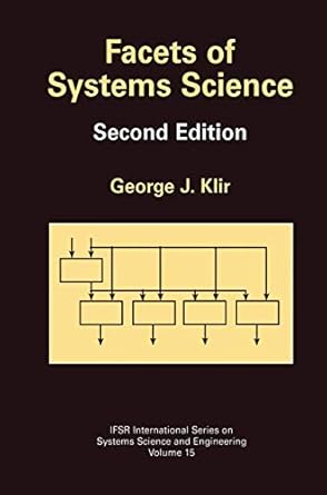 facets of systems science 1st edition george j klir 0306466236, 978-0306466236