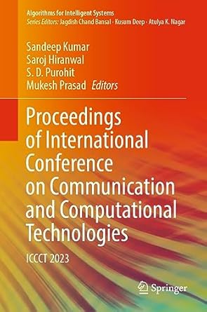 proceedings of international conference on communication and computational technologies iccct 2023 1st
