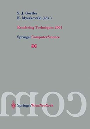 rendering techniques 2001 proceedings of the eurographics workshop in london united kingdom june 25 27 2001