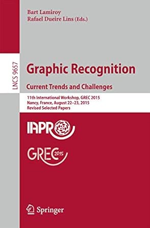 graphic recognition current trends and challenges 11th international workshop grec 2015 nancy france august