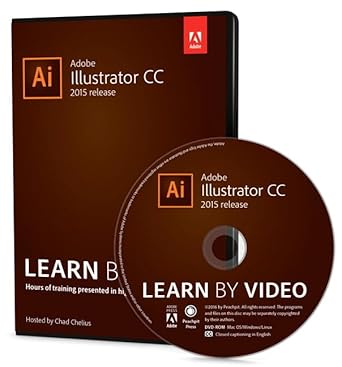 adobe illustrator cc learn by video 1st edition chad chelius 0134396383, 978-0134396385
