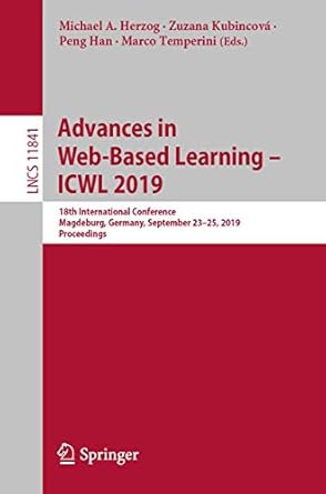 advances in web based learning icwl 2019 18th international conference magdeburg germany september 23 25 2019